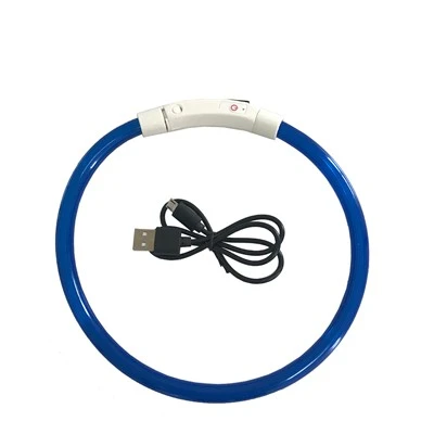 Vòng cổ chó có đèn LED có thể sạc lại
